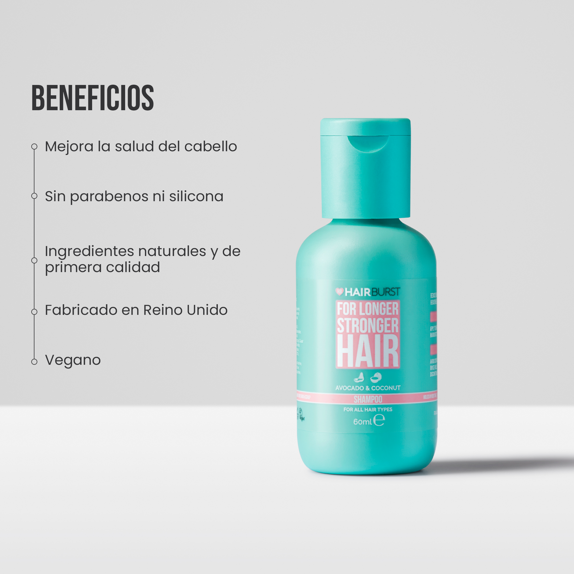 Mini Champú para un Pelo más Largo y Fuerte