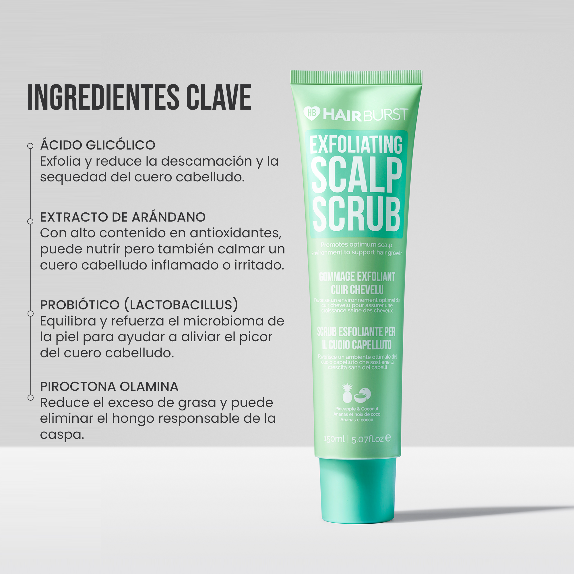 Exfoliante Para el Cuero Cabelludo
