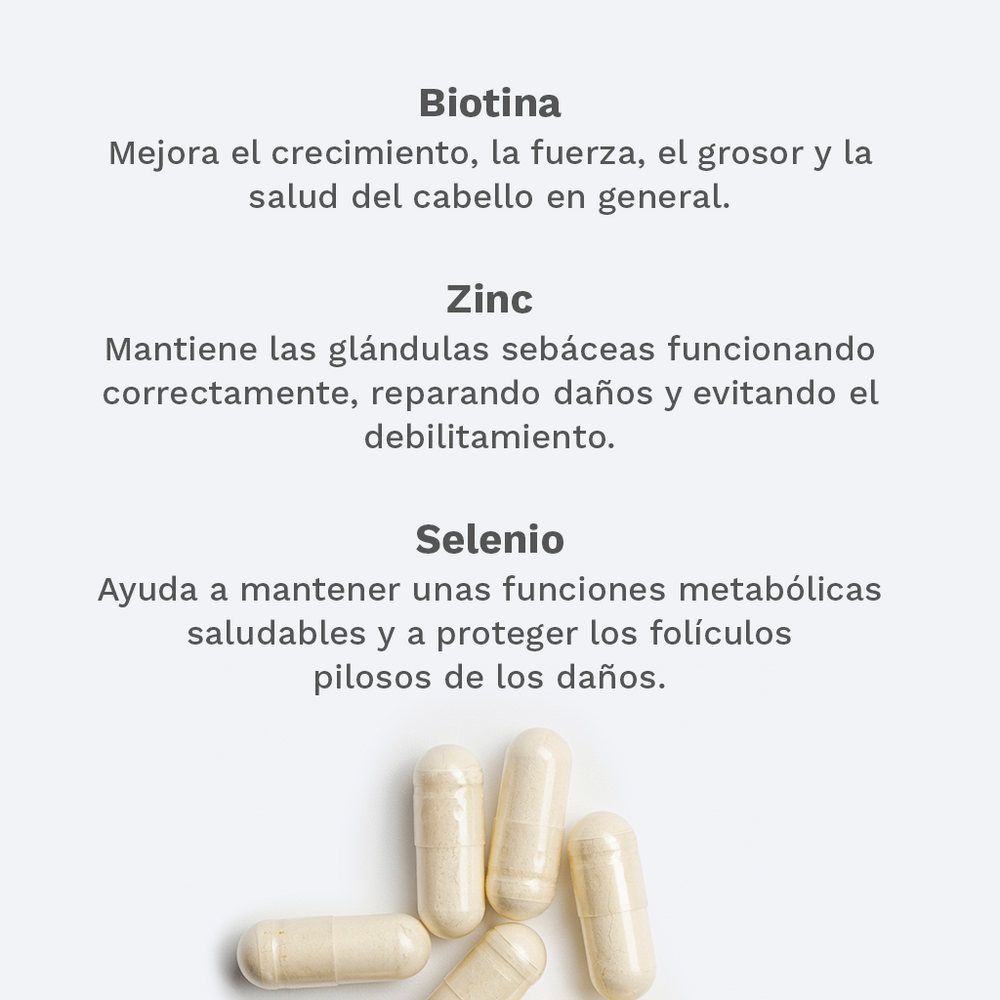 Vitaminas para un Pelo Sano