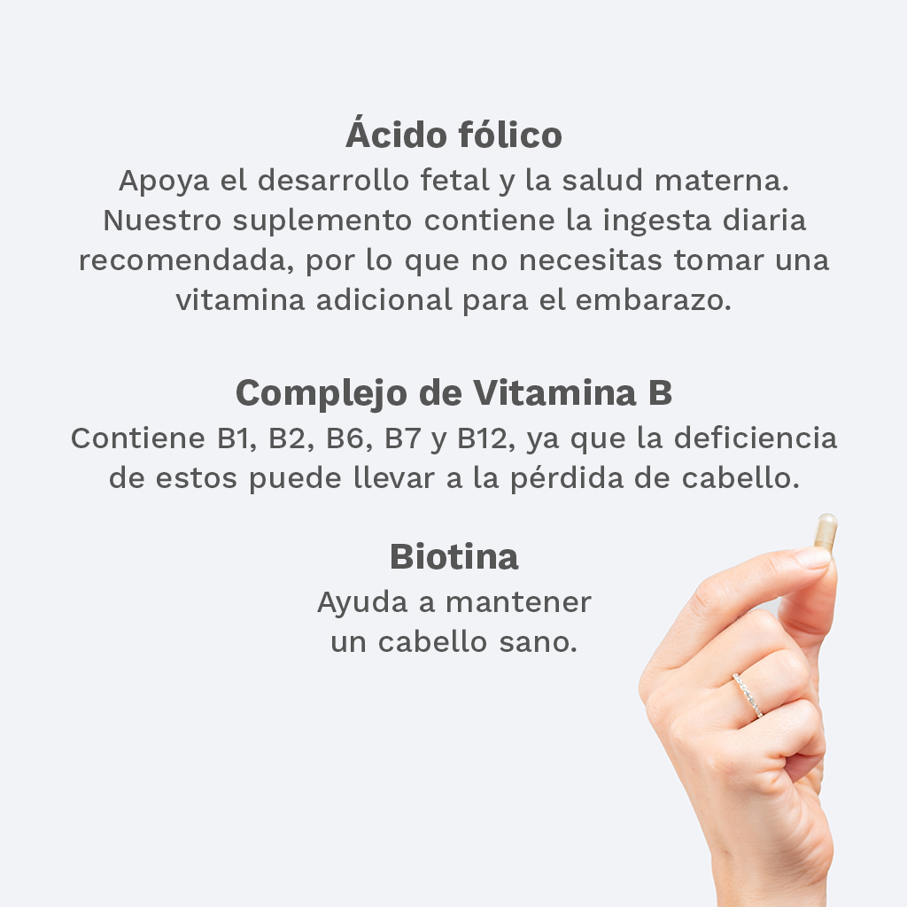 Vitaminas Capilares para Mamás - Tratamiento 3 Meses