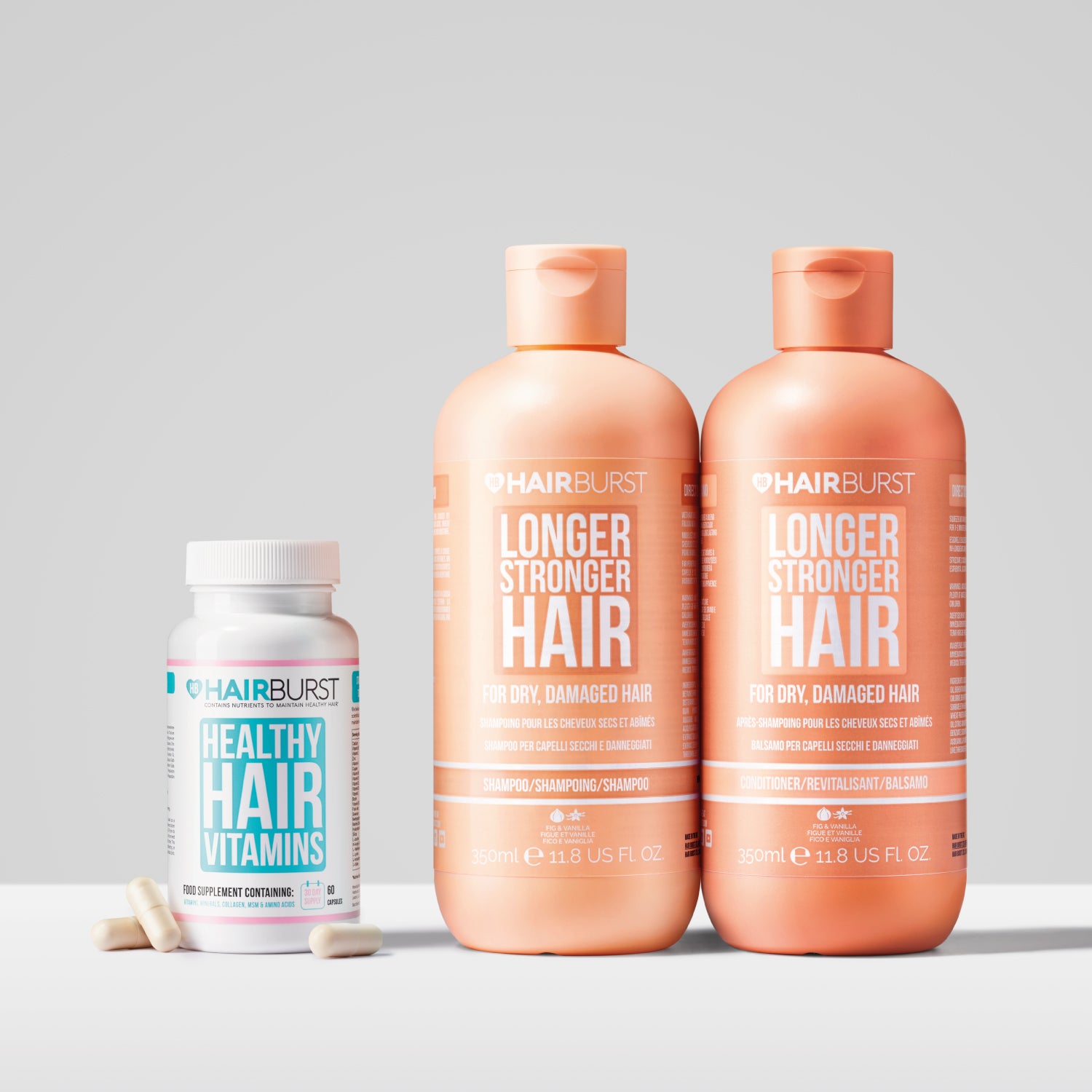 Set para el Crecimiento del Pelo con Vitaminas Originales