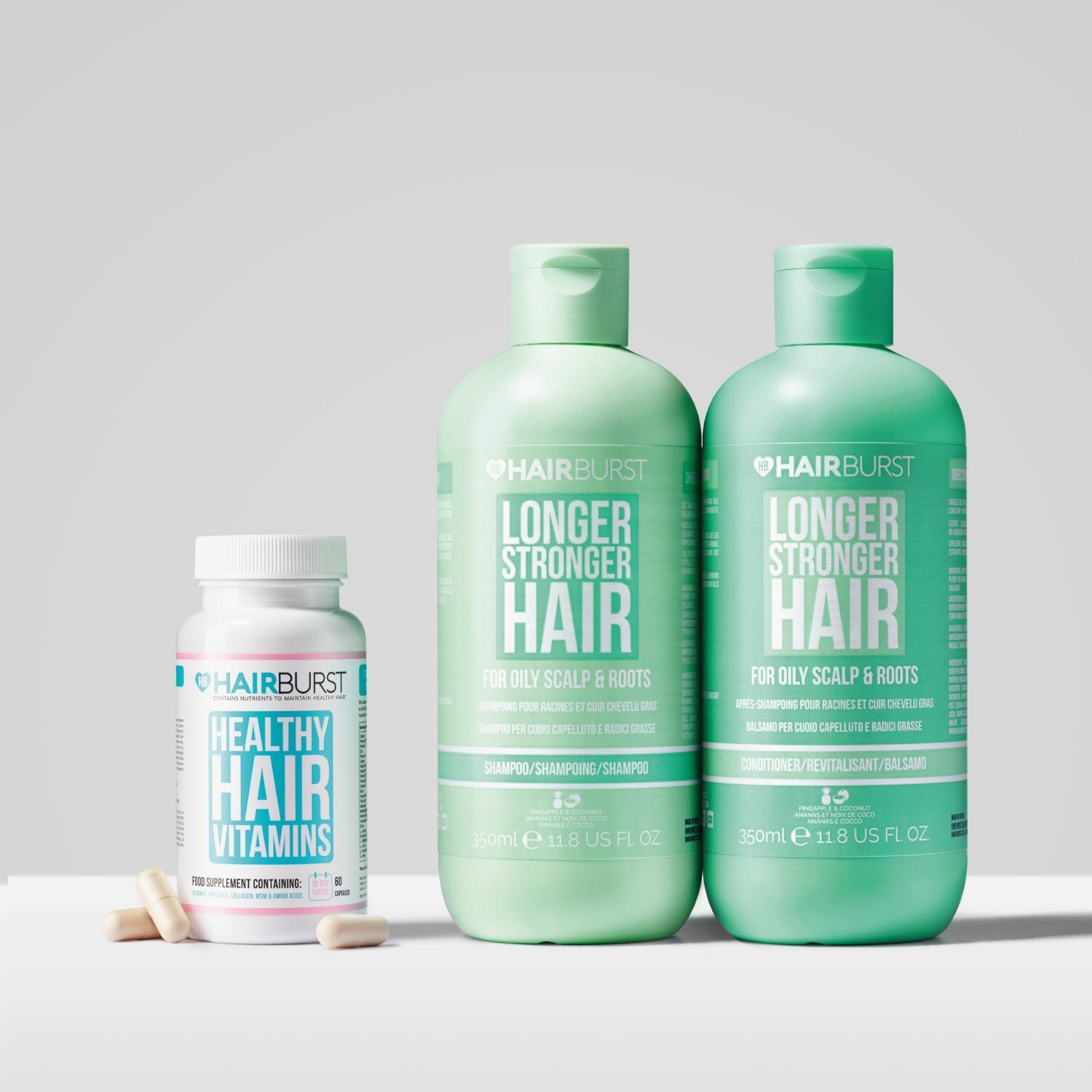 Set para el Crecimiento del Pelo con Vitaminas Originales